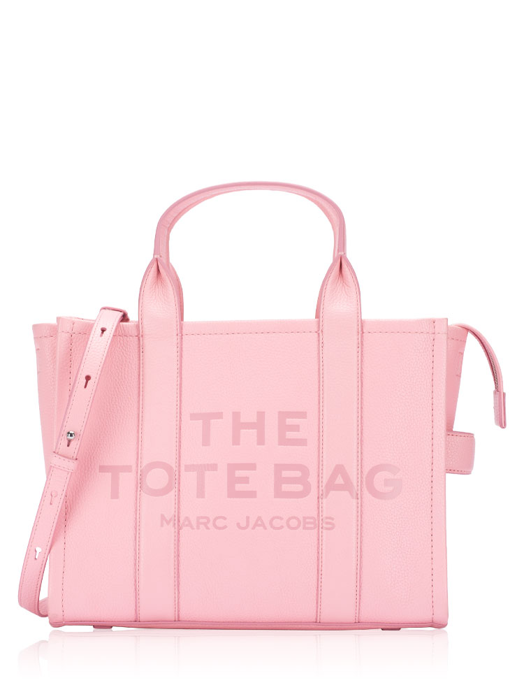 Leather The Tote Bag Medium Ribbon Pink