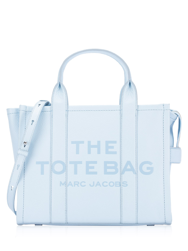 Leather The Tote Medium Cloud Blue