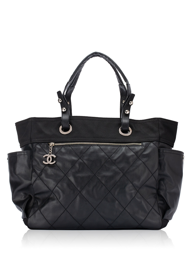 Paris Biarritz Grand Shopping Tote Black