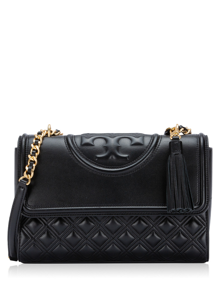 New Fleming Convertible Shoulder Bag Black